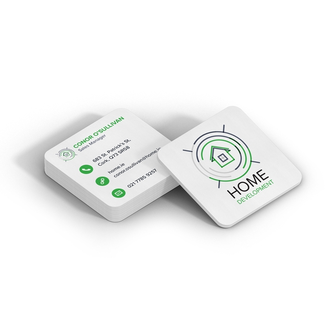 Square Business Cards Custom Business Cards Ireland